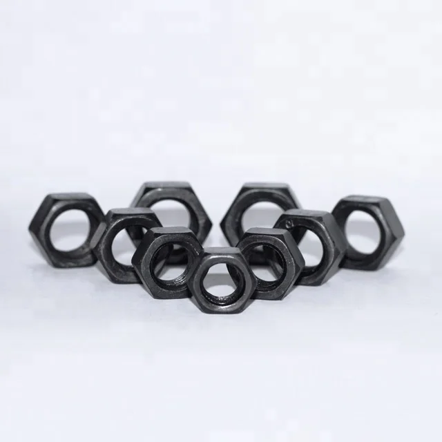 
DIN 934 Grade 4 8 10 Black Oxide Carbon Steel Hex Nuts 