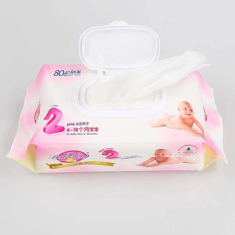 
Non Alcohol Cleaning Baby Wet Wipes Organic 