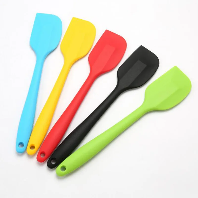 black silicone spatula