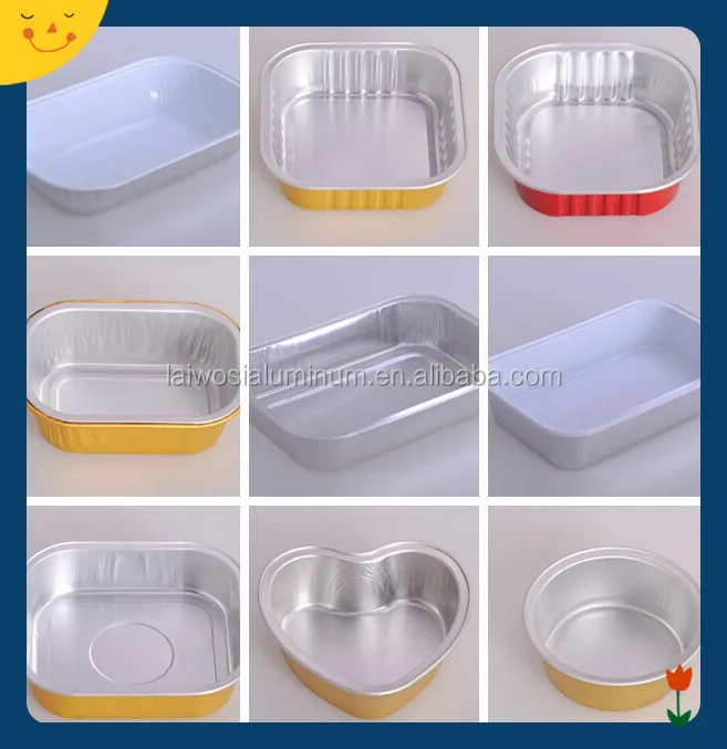 food packing container with colorful lids