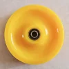 SS 200 mm heavy duty solid pu wheel washable water proof 8 inch solid pu wheel