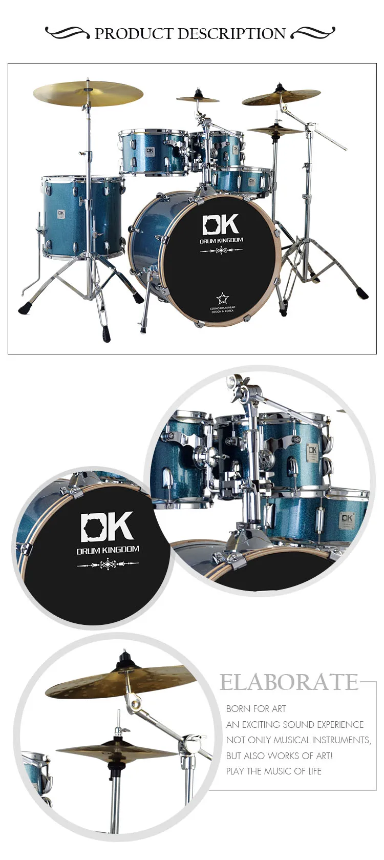 All Types Of Simple Design Cheap Full Set Custom Drum Kits Buy Custom