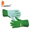 DDSAFETY Flower Designed Cotton With Dots safety garden gloves work kids