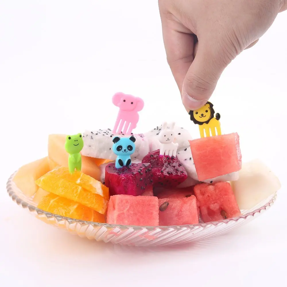 
10 pc Animal Food Picks from Japan Bento Box Accessory Set Lunch Box Elephant 