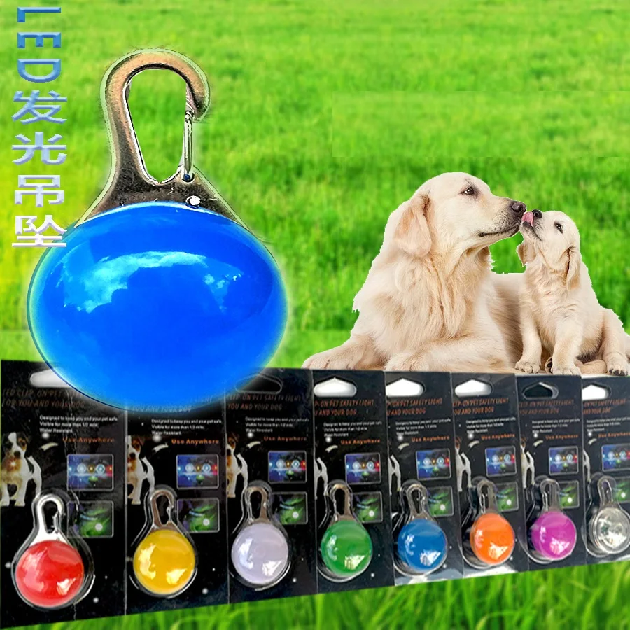 Led Flashing Tag For Pet /dog Collar Tag Pendant With Clip Buy Led