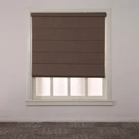 

Hot sale blackout brown window roller shades blind manufacturer price