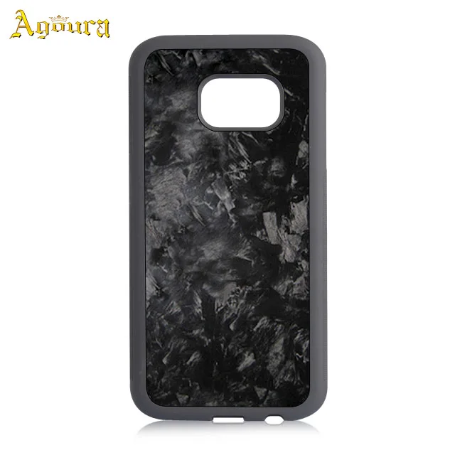 

Forged Carbon Fiber Mobile Phone Case For Samsung S7, Black