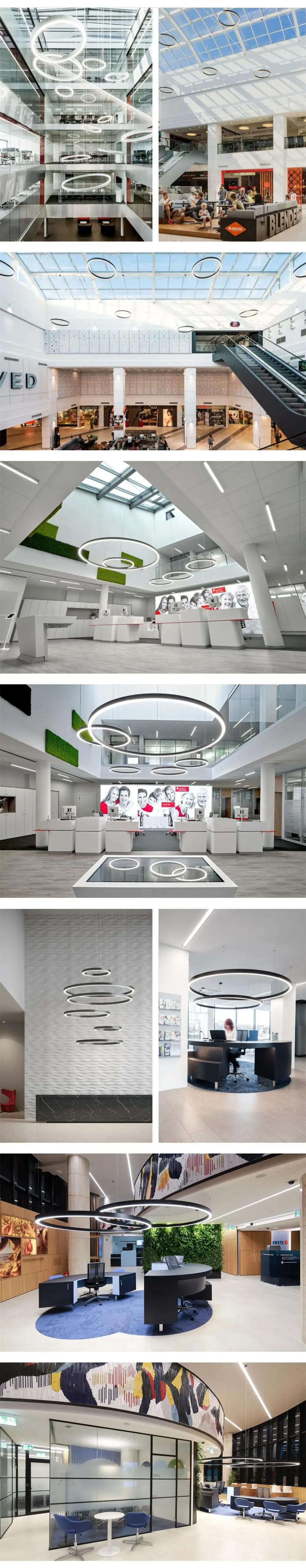 led ring pendant lamp