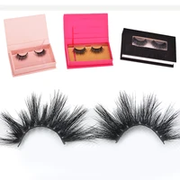 

Wholesale eyelash vendor the cheapest price 3D mink eyelashes with personalized packaging box