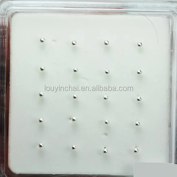 

925 sterling silver body piercing jewelry 2 mm nose stud
