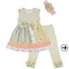 2018 Giggle Moon Remake Girls Outfits Wholesale Children's Boutique Clothing Floral Kids Clothes