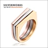 SILVERWORKS gold Jewelry quality custom made titanium rings