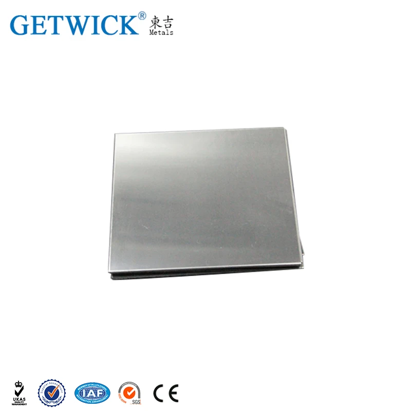 high quality pure 99.95% tungsten sheet wolfram plate price per kg