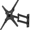 Side fix wall mount bracket for tv stand black