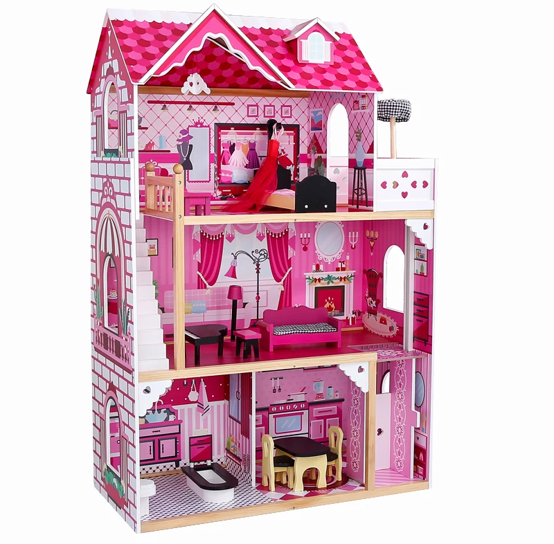 plush doll house