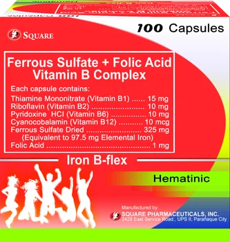 Iron B Flex (ferrous Sulfate+folic Acid+thiamine Monotritrate ...