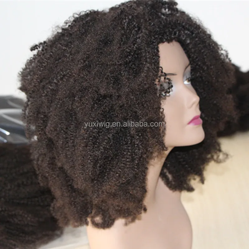 

100% virgin brazilian kinky curly wig for black women