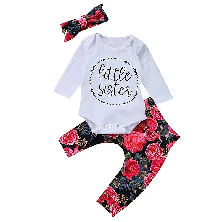 

Fashion baby suits spring little girl clothes baby kids