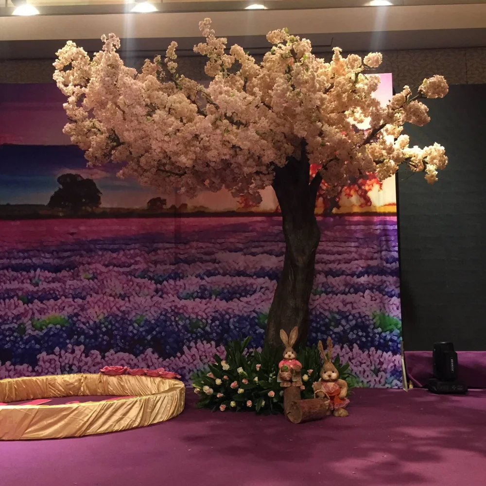 China Factory 8ft Artificial Cherry Blossom Tree White Artificial