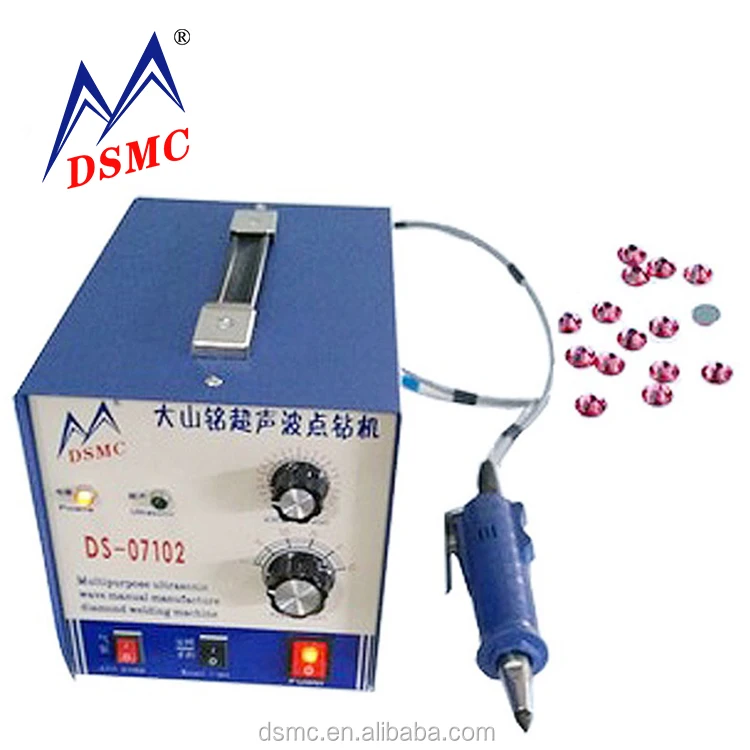 
Hot sale hand setting ultrasonic hotfix pearl attaching machine 