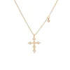 Gemnel New design classic 925 sterling silver pendant cross necklace