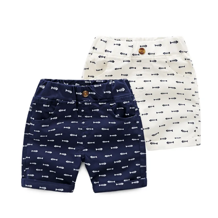 

Boys Short Pants Limitless Pattern Children Summer Casual Elastic Waist Pull-On Pants