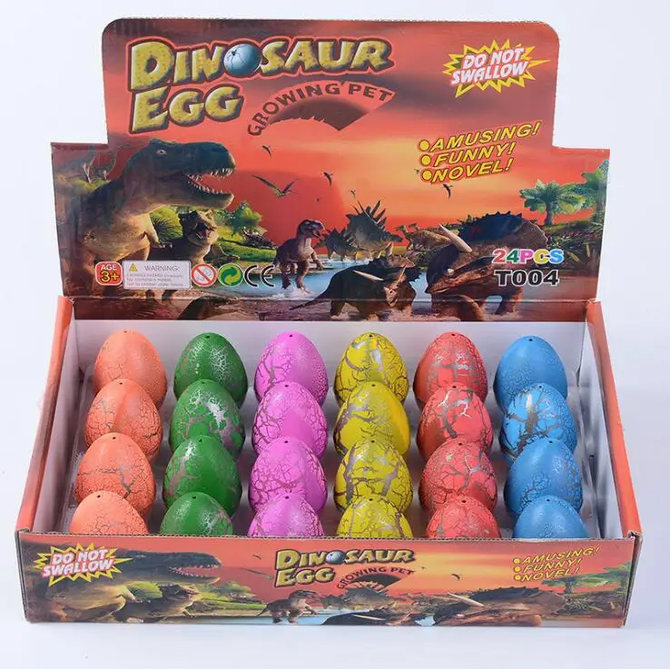 
Novelty Dinosaur Egg Magic Hatching Growing Dinosaur Toys Mid Size Dinosaur Fossils Eggs for Sale 