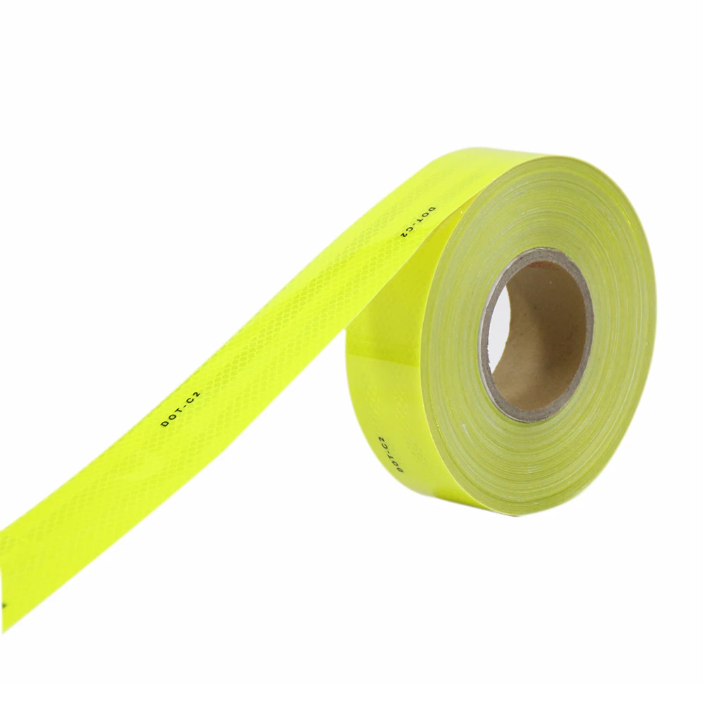 Diamond Grade 4083 Conspicuity Reflective Fluorescent Yellow Strips ...