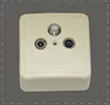 Class A European Type TV FM SAT usb wall socket