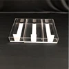 Cheap Clear Acrylic 3 Compartments Medicine First Aid Organiser Tray Display Stand With Pusher