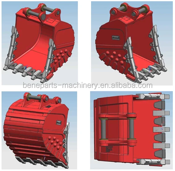 1m3 Excavator Bucket Extra Heavy Duty Type Used Mini Excavator Bucket