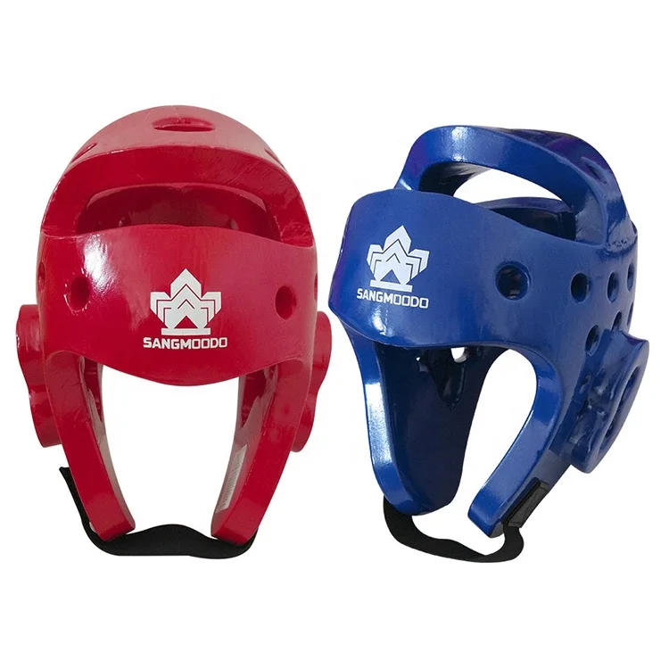 

Custom multicolor durable comfortable dipped foam tkd taekwondo head guard helmet, Blue/red/white/black