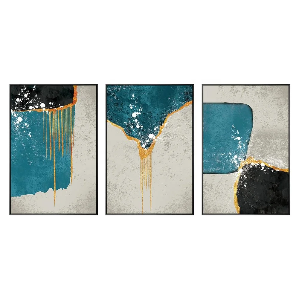 3 Pieces Grey Green Split Joint Oil Painting Hand Painted Canvas Wall Art Painting Buy Oil Painting Hand Painted Canvas Wall Art Hand Painted Oil Painting Wall Decor For Shop Hotel Decoration 3