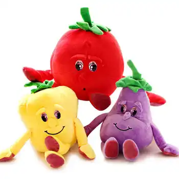 plush fruit and vegetable toys