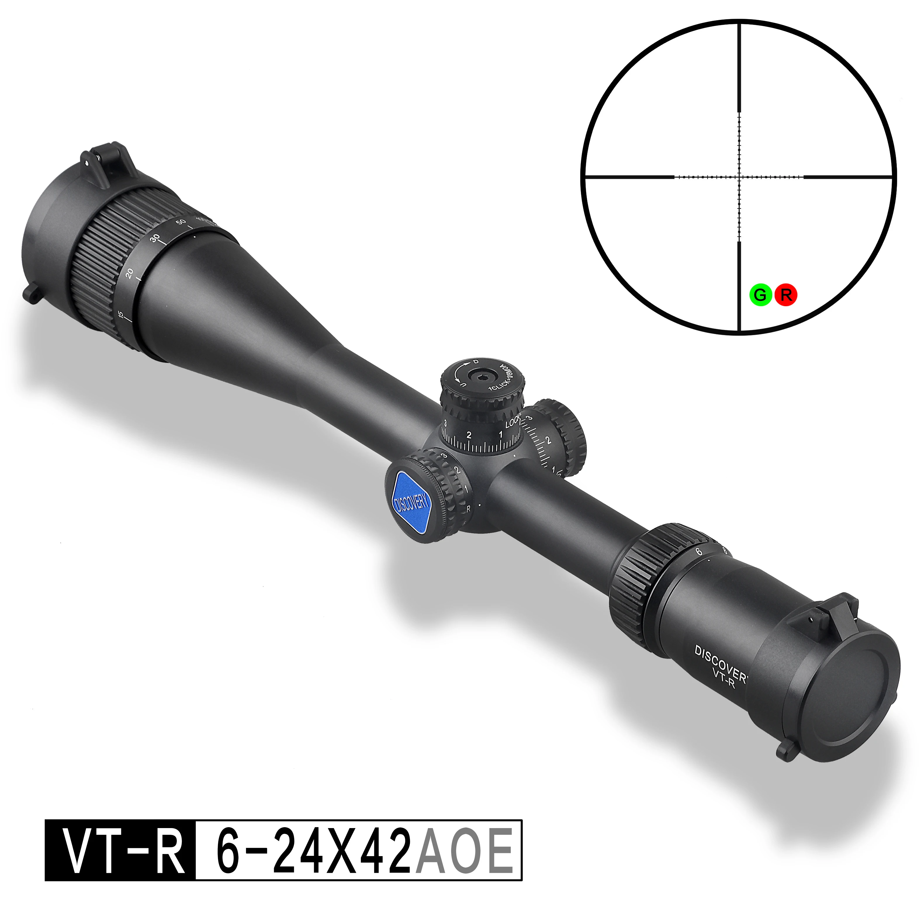 

Discovery optical rifle scope VT-R 6-24x42AOE gun accessories red dot sight night vision riflescope target practice shooting