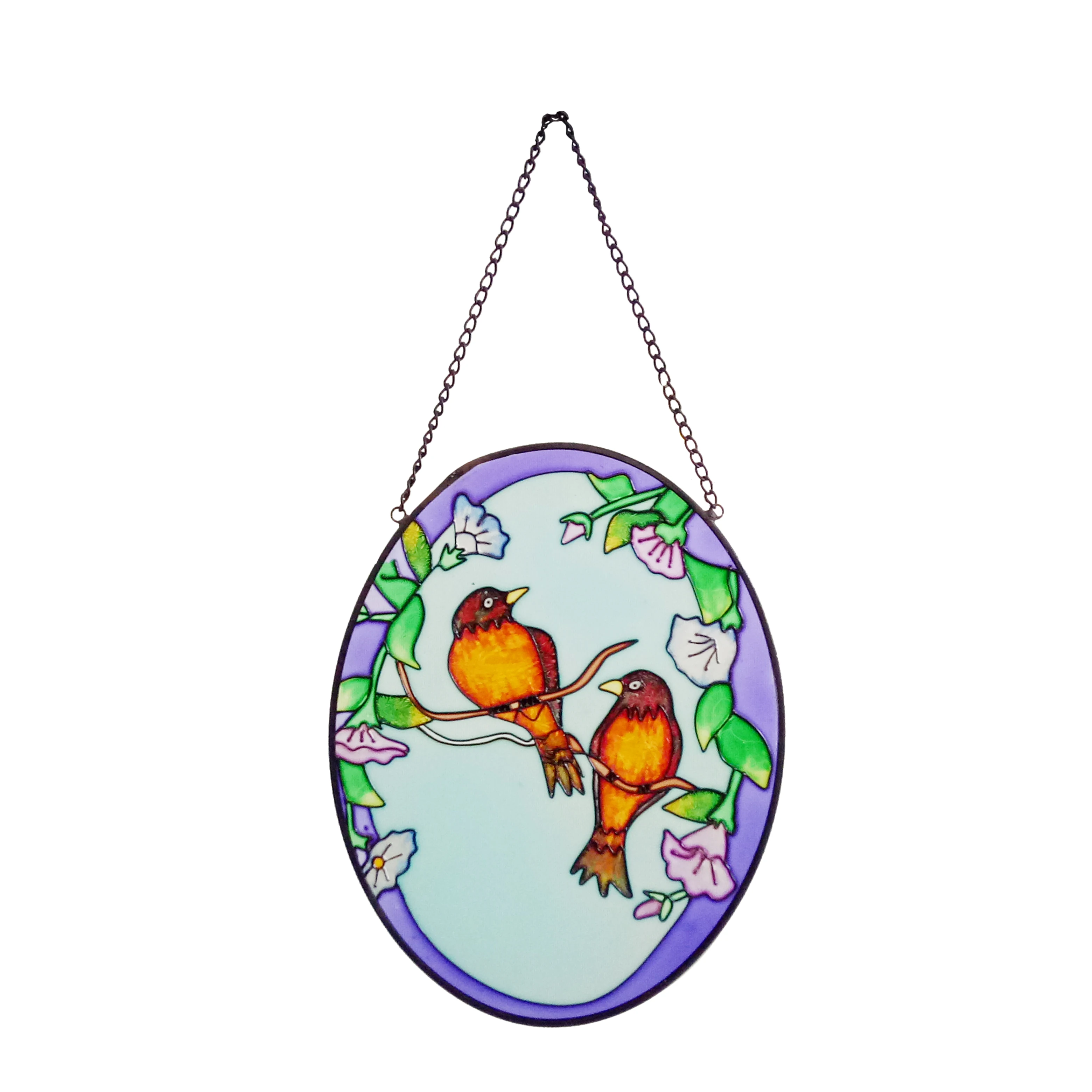 Home Decor Bird Suncatcher Suncatcher Hanging Suncatcher Painting Glass