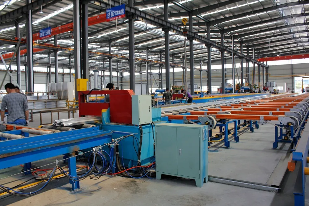 champagne anodized aluminium extrusion profile