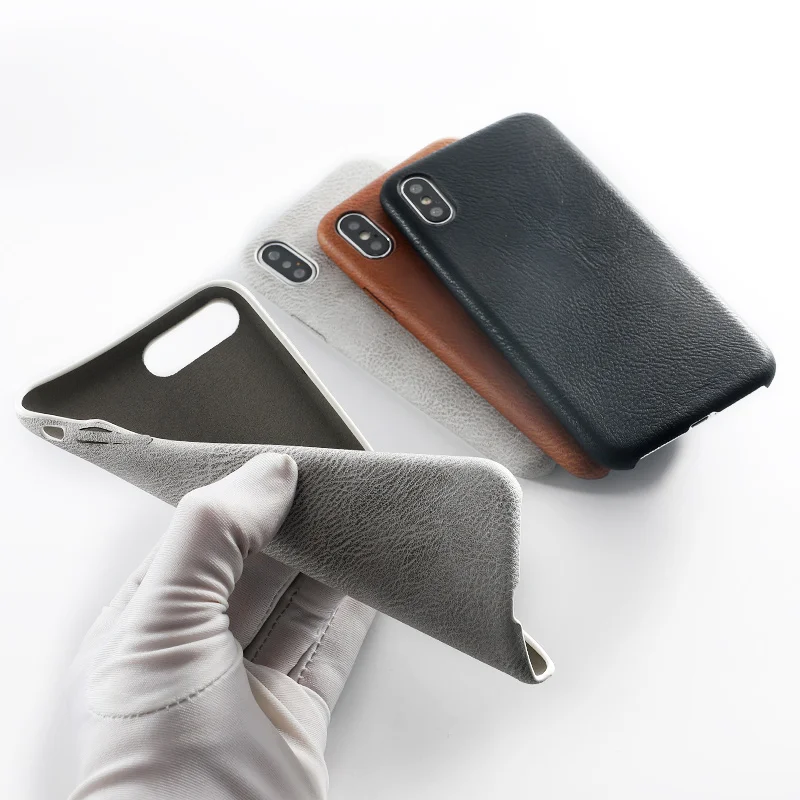 

PU Leather Pattern Phone Case for 6s 7 8 Case Soft TPU Silicone Back Cover For iphone X xs max XR Case