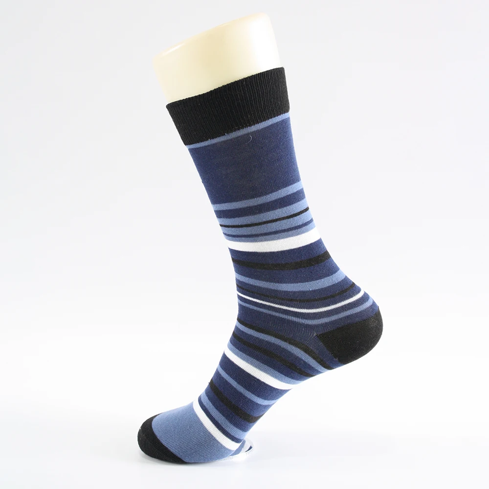 

striped polyester high quality custom Socks Men, Custom color