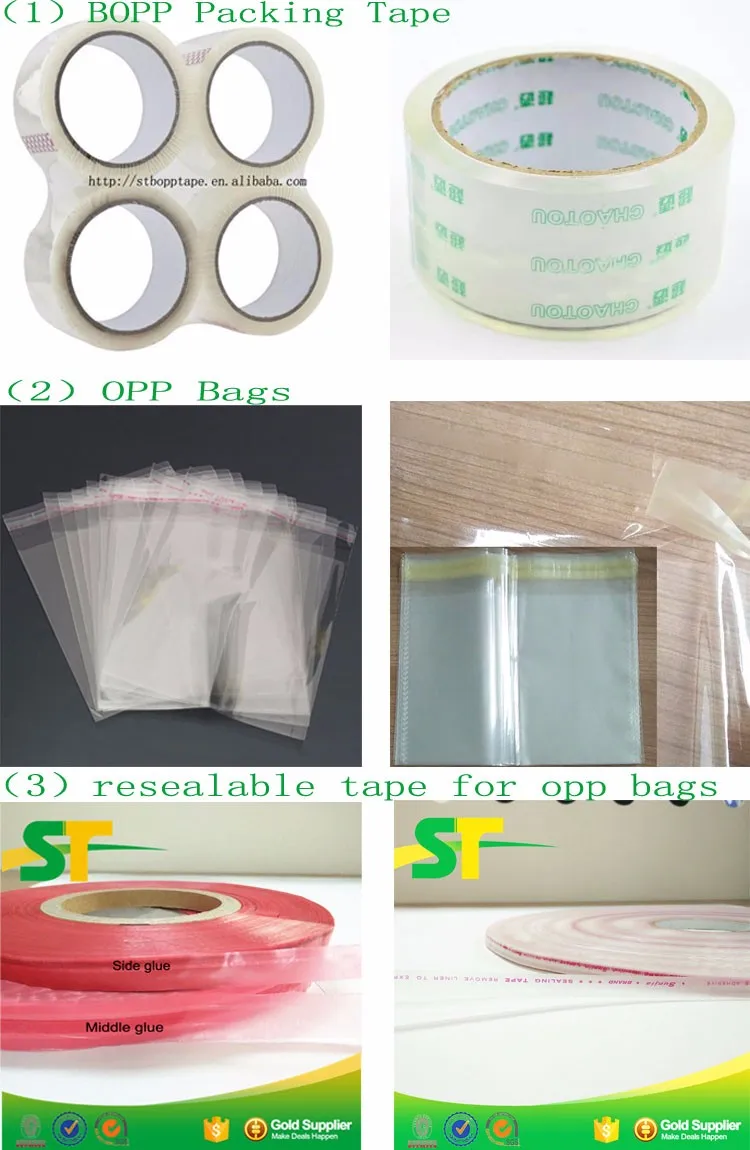 Resealable Double Side Adhesive Bag Sealing Tape To Seal Opp Bags Buy