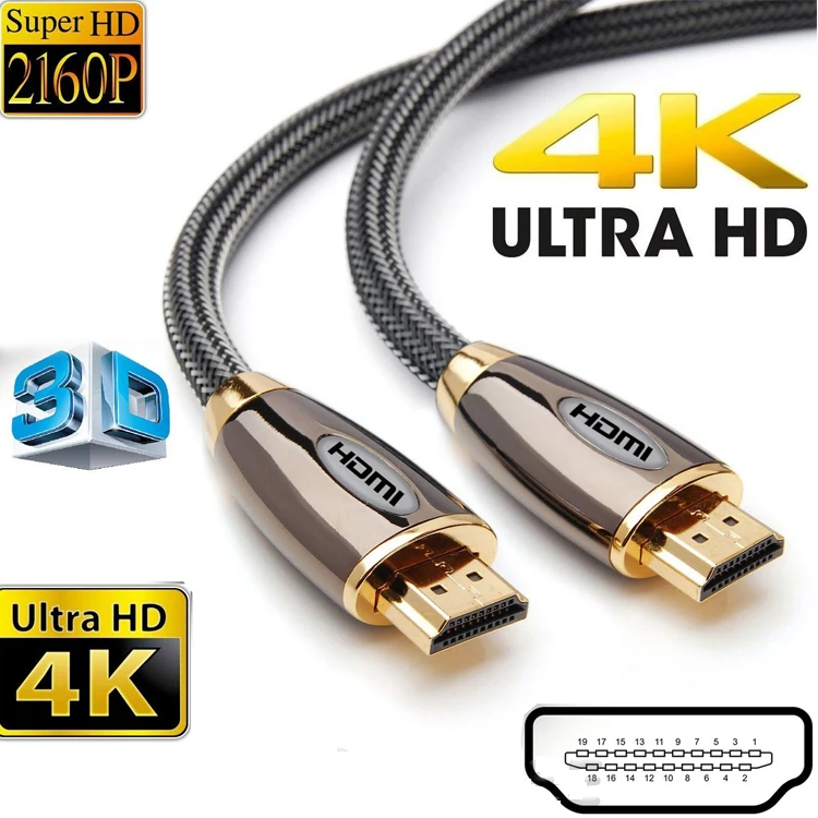 SIPU high speed 1m 1.2m 1.5m 1.8m 2m 3m 5m 10m hdmi cable manufacturer 3d 4k hdmi to hdmi cable - ANKUX.COM