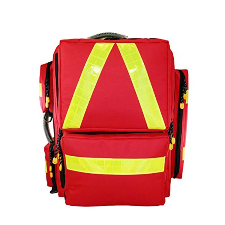 

Durable Multifunctional Medical Emergency Backpack First Aid Kit with Reinforced Backing, Can be customized