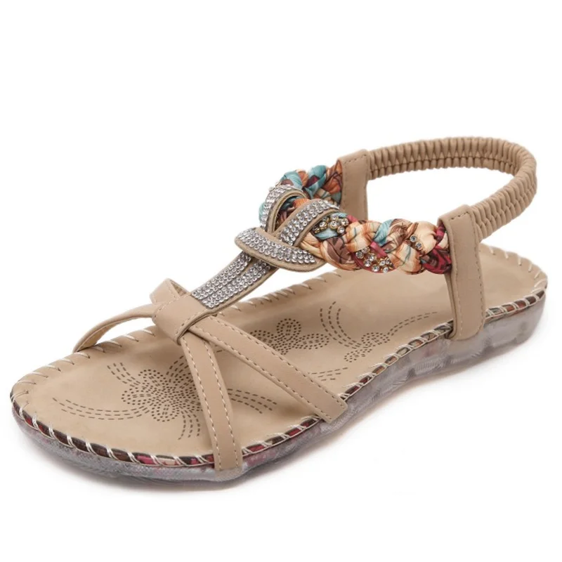 

New Model Sandals For Women And Ladies Soft Sole Flat Sandals For Women And Ladies, Black, khaki