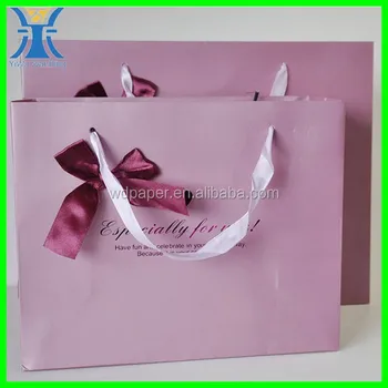 ribbon handle gift bags