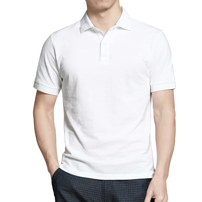 China supplier newest custom soft men 100% cotton polo shirt camisas polo