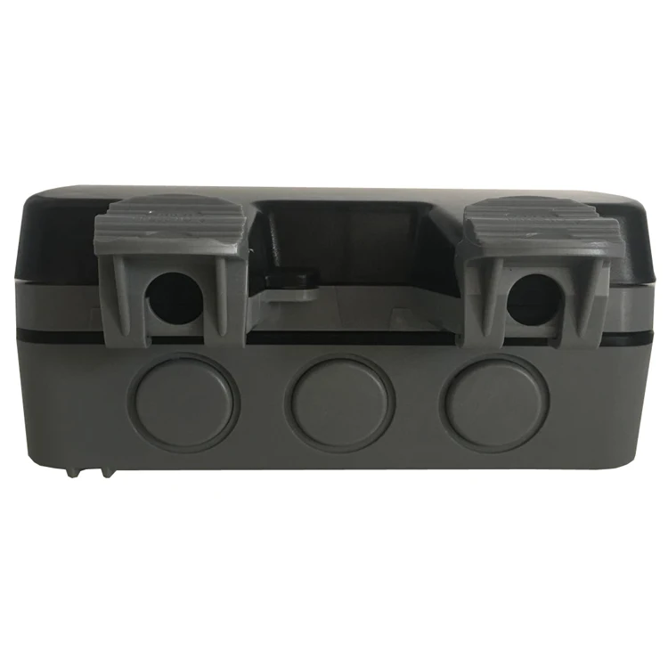 
IP66 13A 3000W UK standard Double Outdoor waterproof socket 