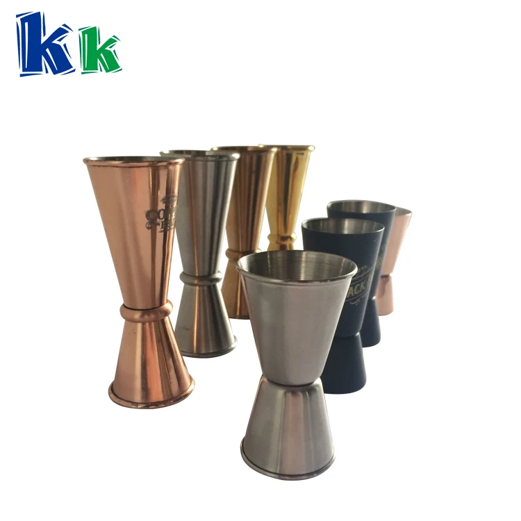 Stainless Spirit Cocktails Measure Cup - 2 Sizes Jigger