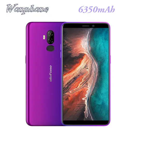 

Wholesale Ulefone P6000 Plus Android 9.0 6350mAh Smartphone 6.0 Inch 18:9 HD+ MT6739 Ouad Core 3GB 32GB Face ID Mobile phone