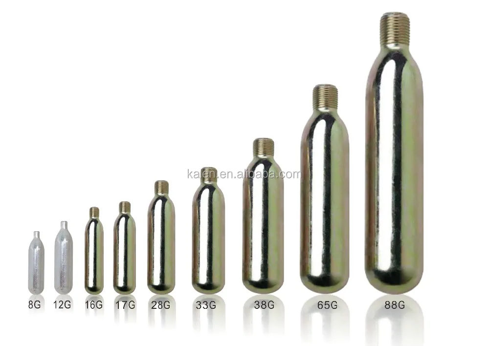 c02 cartridge sizes