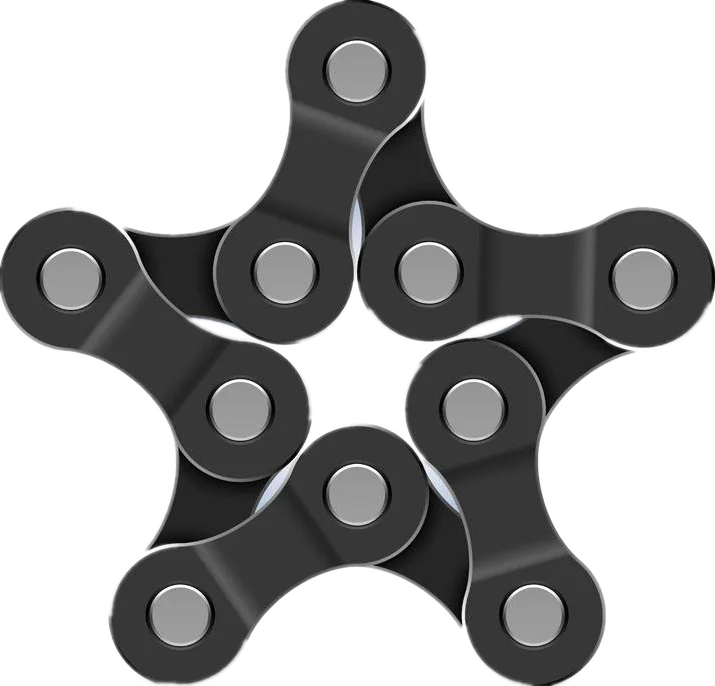 Transportador De Cadenas Y Piñones De Cadena De Elevación Galvanizada